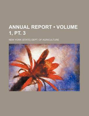 Book cover for Annual Report (Volume 1, PT. 3)