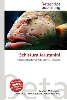 Book cover for Schistura Jarutanini