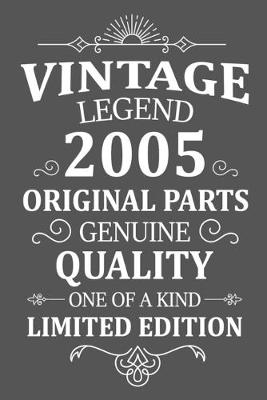 Book cover for Vintage Legend 2005 Original Parts