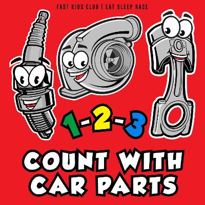 Book cover for 1-2-3 Count With Car Parts