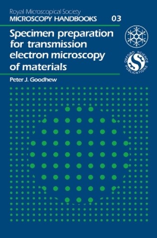 Cover of Specimen Preparation for Transmission Electron Microscopy of Materials
