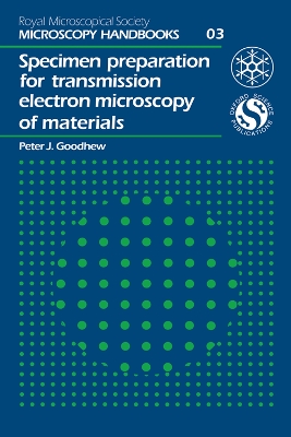 Book cover for Specimen Preparation for Transmission Electron Microscopy of Materials