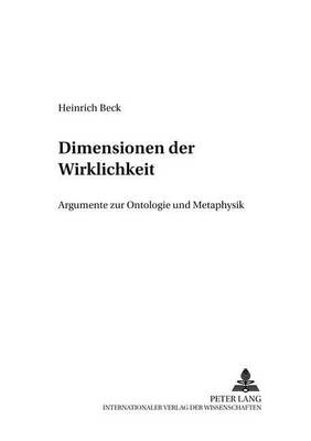 Cover of Dimensionen Der Wirklichkeit