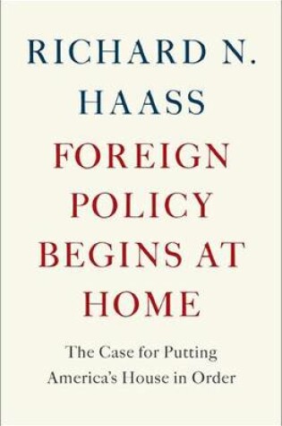 Cover of Foreign Policy Begins at Home