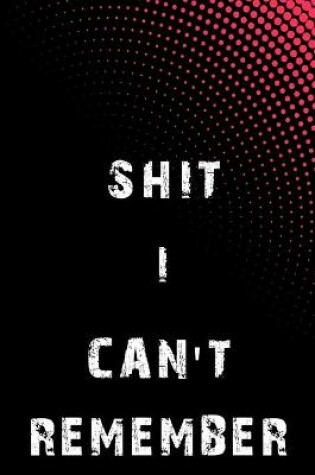 Cover of Shit I Can't Remember
