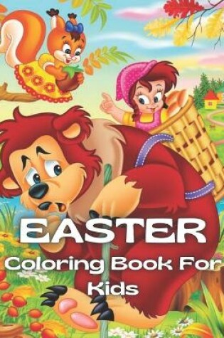 Cover of Easter Coloring Book For Kids