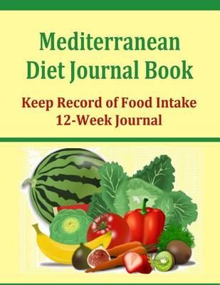 Book cover for Mediterranean Diet Journal Book
