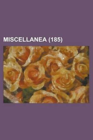 Cover of Miscellanea (185)