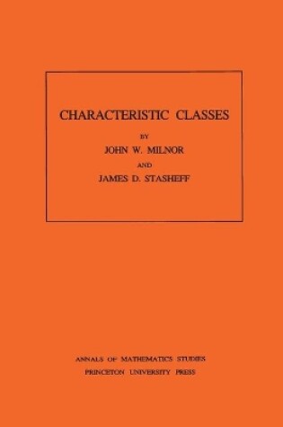 Cover of Characteristic Classes. (AM-76), Volume 76