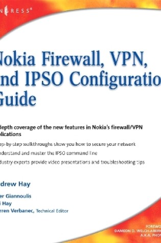 Cover of Nokia Firewall, VPN, and IPSO Configuration Guide