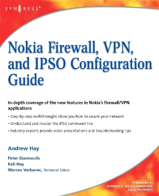 Book cover for Nokia Firewall, VPN, and IPSO Configuration Guide