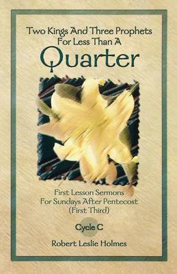 Book cover for Two Kings and Three Prophets for Less Than a Quarter