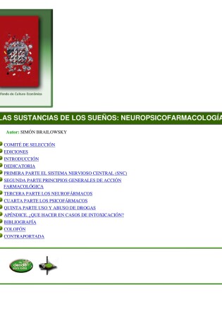 Cover of Las Sustancias de Los Suenos