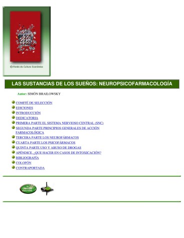 Cover of Las Sustancias de Los Suenos