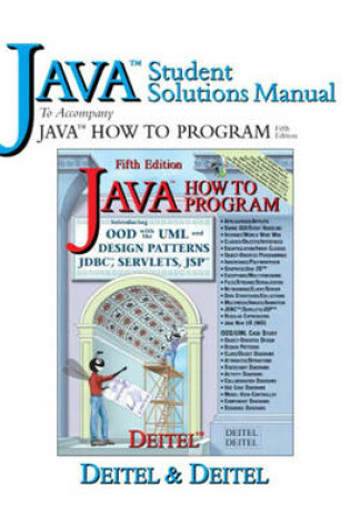 Cover of Java Student Solutions Manual to accompany Java How to Program