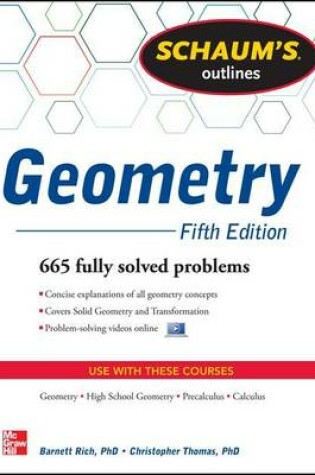 Cover of Schaum's Outline of Geometry, 5th Edition