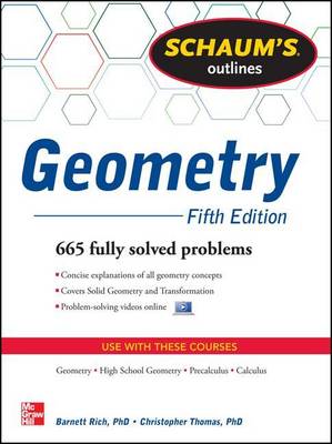 Book cover for Schaum's Outline of Geometry, 5th Edition