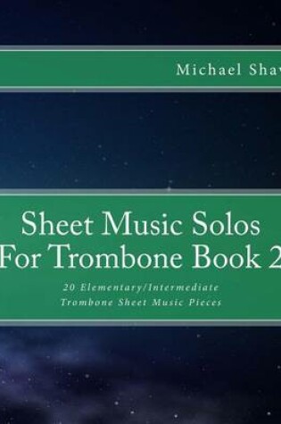 Cover of Sheet Music Solos For Trombone Book 2