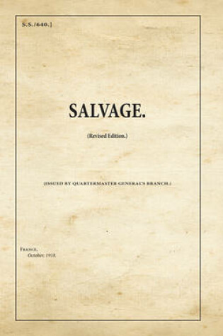 Cover of Salvage