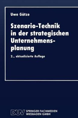 Cover of Szenario-Technik in der strategischen Unternehmensplanung