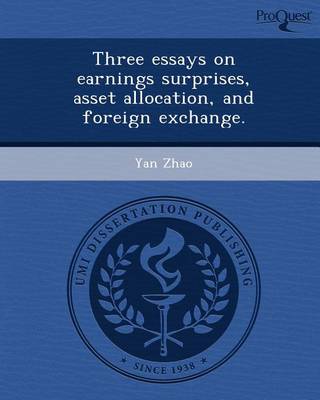 Book cover for Three Essays on Earnings Surprises