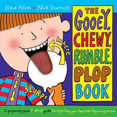 Book cover for The Gooey, Chewy, Rumble, Plop Book