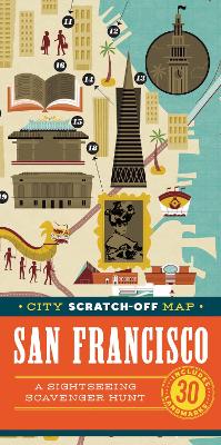 Cover of City Scratch-Off Map: San Francisco