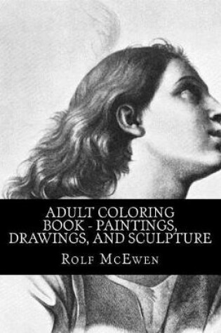 Cover of Adult Coloring Book - Paintings, Drawings, and Sculpture