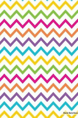 Cover of Blank Sketchbook - Colorful Waves