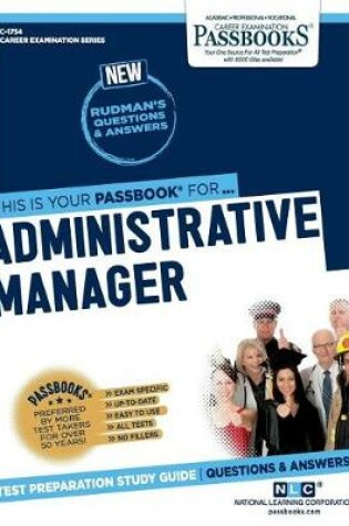 Cover of Administrative Manager (C-1754)