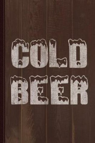 Cover of Retro Cold Beer Journal Notebook