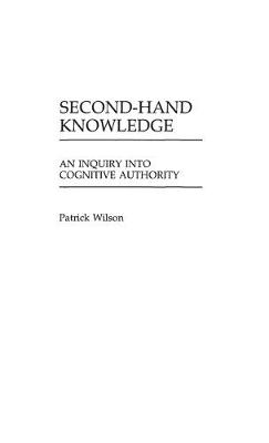 Book cover for Second-Hand Knowledge