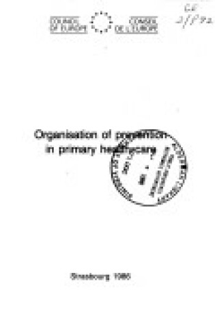 Cover of Organization of Prevention in Primary Health Care