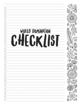 Book cover for World Domination Checklist