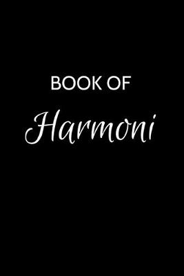 Book cover for Book of Harmoni