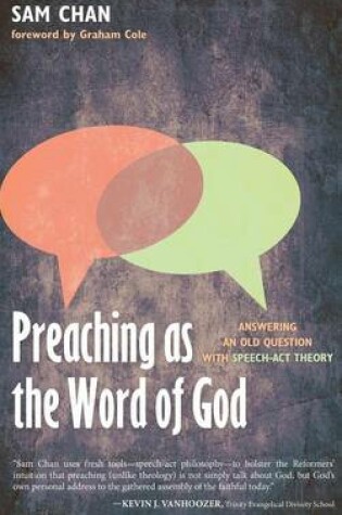 Cover of Preaching as the Word of God