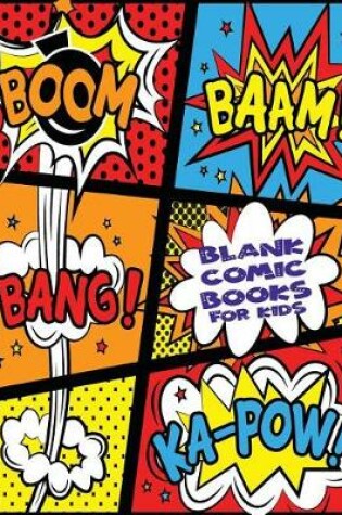 Cover of blank comic books for kids
