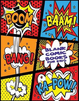 Book cover for blank comic books for kids
