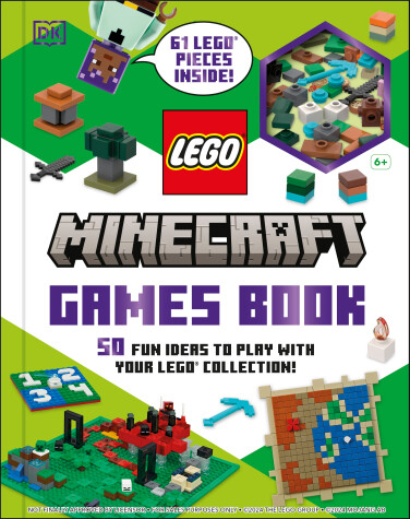 Book cover for LEGO Minecraft Games Book