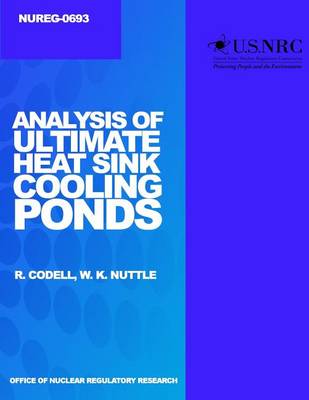 Book cover for Analysis of Ultimate Heat Sink Cooling Ponds