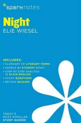 Cover of Night Sparknotes Literature Guide