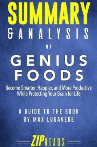 Cover of Summary & Analysis of Genius Foods