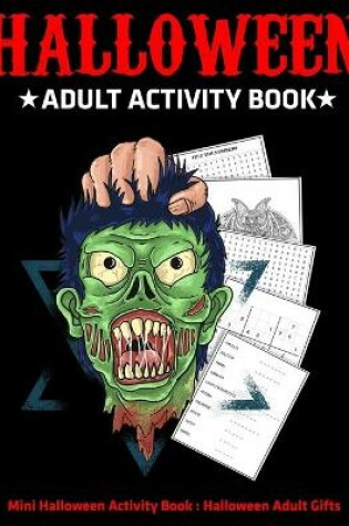 Cover of Halloween Adult Activity Book