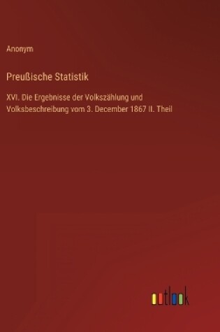 Cover of Preußische Statistik
