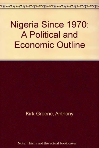 Book cover for Nigeria Since 1970