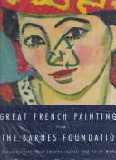 Book cover for Great French Paintings from the Barnes Foundation