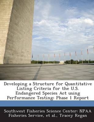 Book cover for Developing a Structure for Quantitative Listing Criteria for the U.S. Endangered Species ACT Using Performance Testing