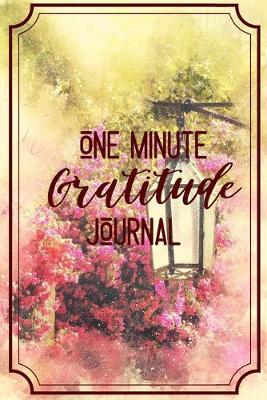 Book cover for One Minute Gratitude Journal-Peace of Mind Notebook To Write In-Practice The Power of Daily Gratitude Book 3