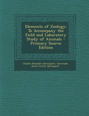Book cover for Elements of Zoology