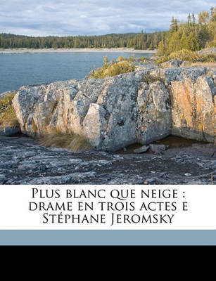 Book cover for Plus Blanc Que Neige